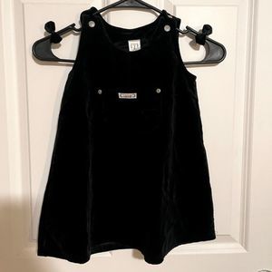 Baby Gap Toddler Black Velour Jumper